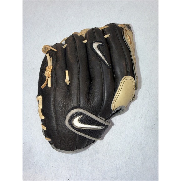 Nike Venom 1200 12" Baseball Glove RHT Youth Brown Black Leather - Picture 8 of 16
